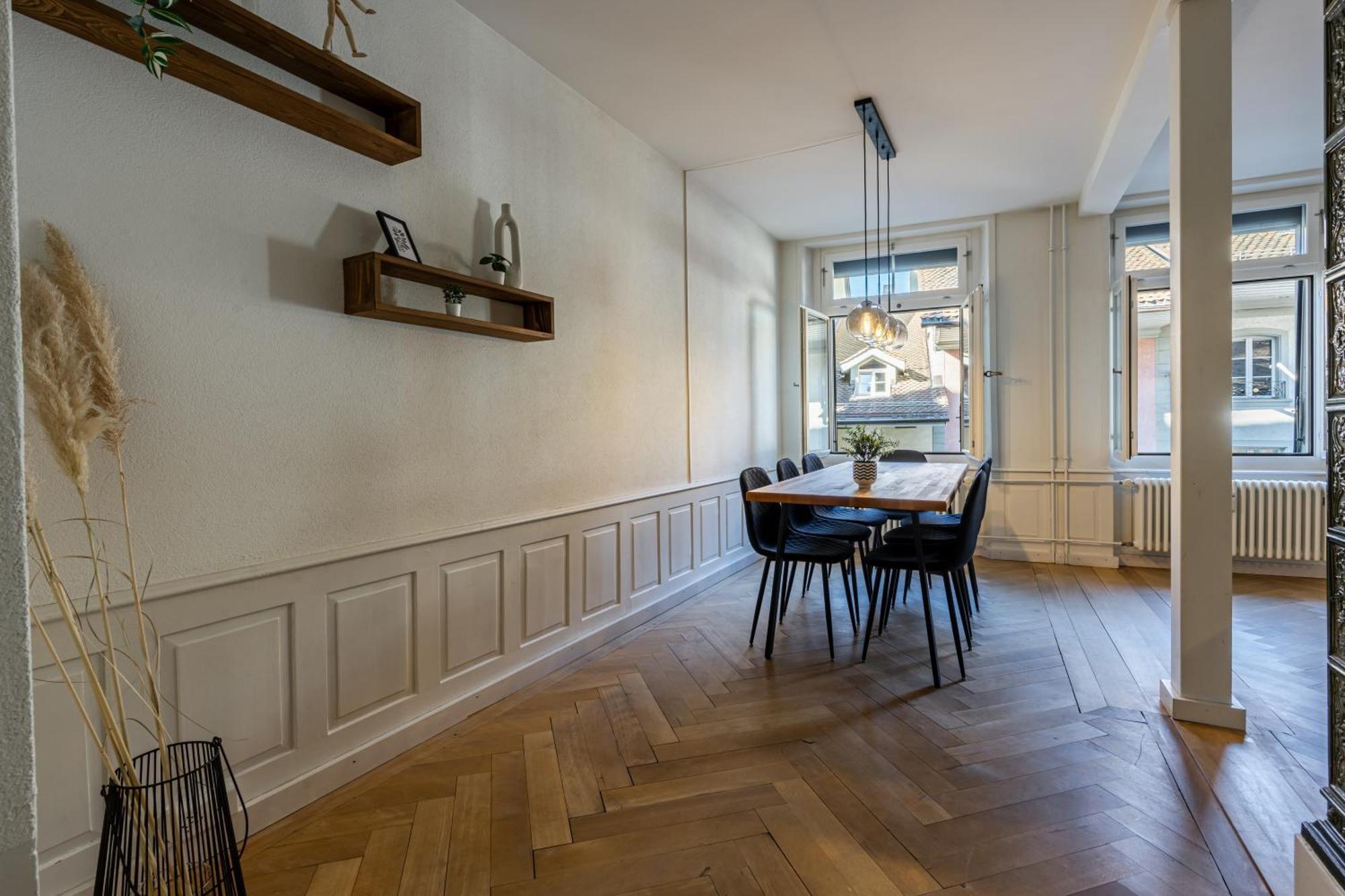 Historische Wohnung Im Herzen Der Thuner Altstadt Экстерьер фото